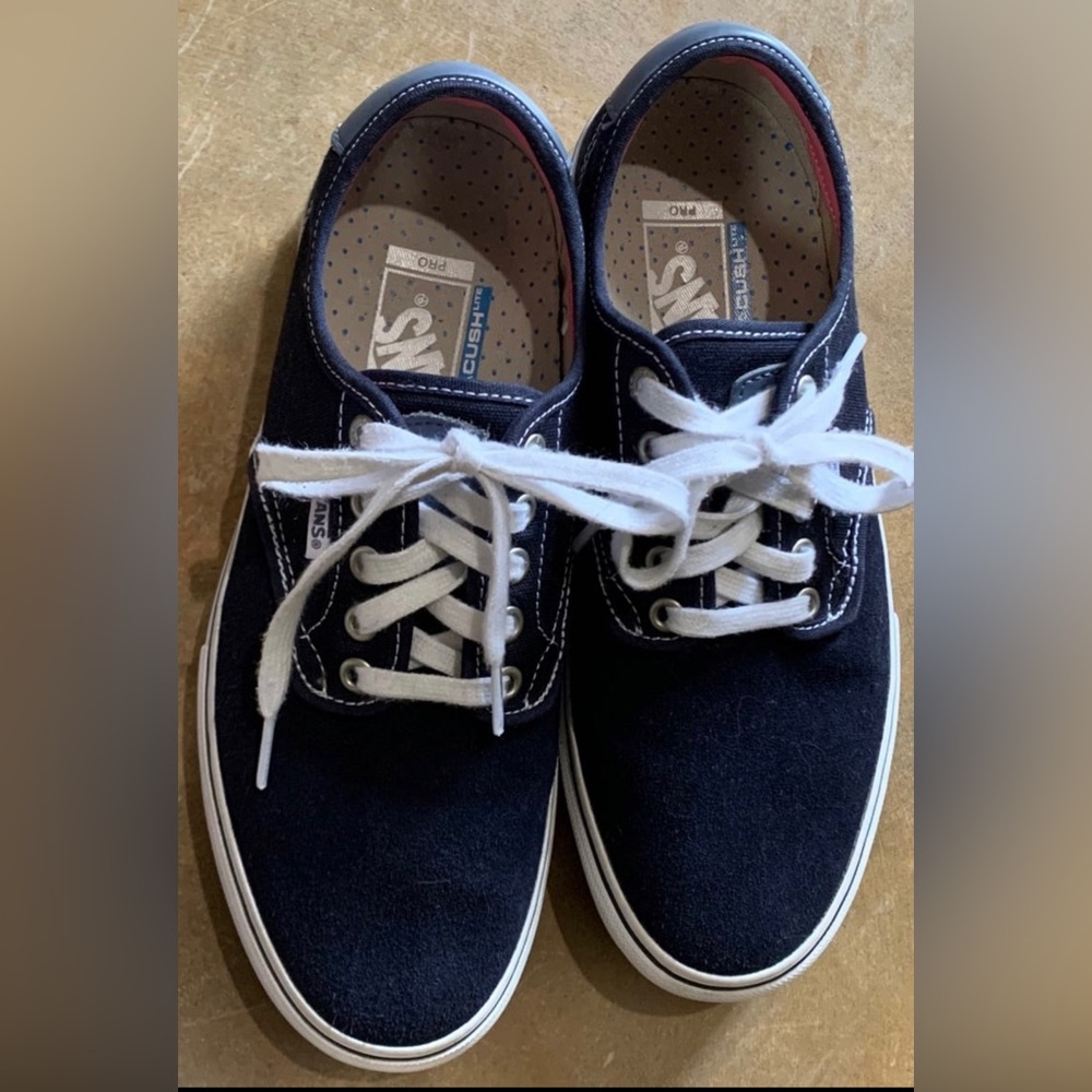 VANS Mens Size 8 Navy Blue Canvas Shoe